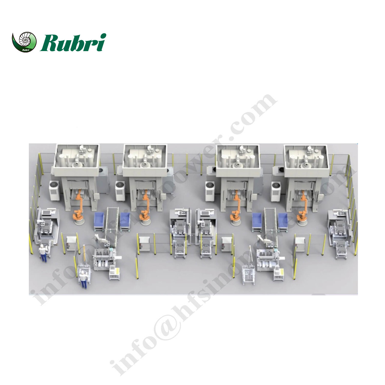 Rubri Bipolar Plate Sistema de células de combustível de hidrogênio e linha de produção de componentes