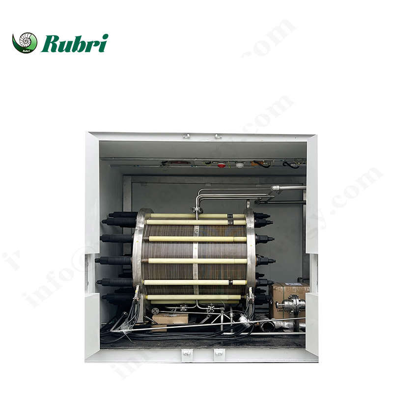 Equipamento de eletrólise de água alcalina de hidrogênio de 15 Nm³/h e 75 kW