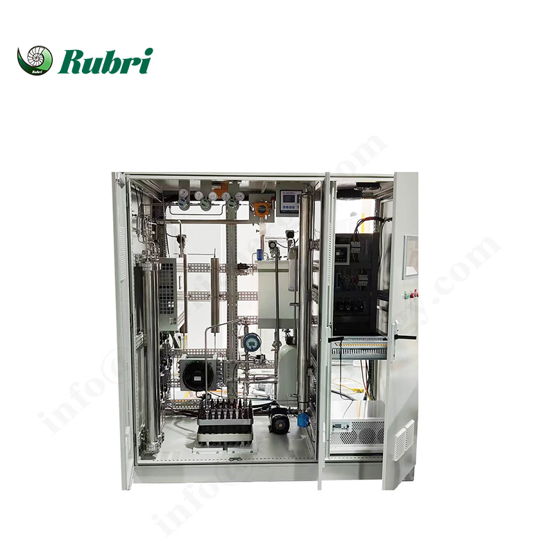 Equipamento de produção de hidrogênio verde com eletrolisador PEM de 1 Nm³/h e 5 kW