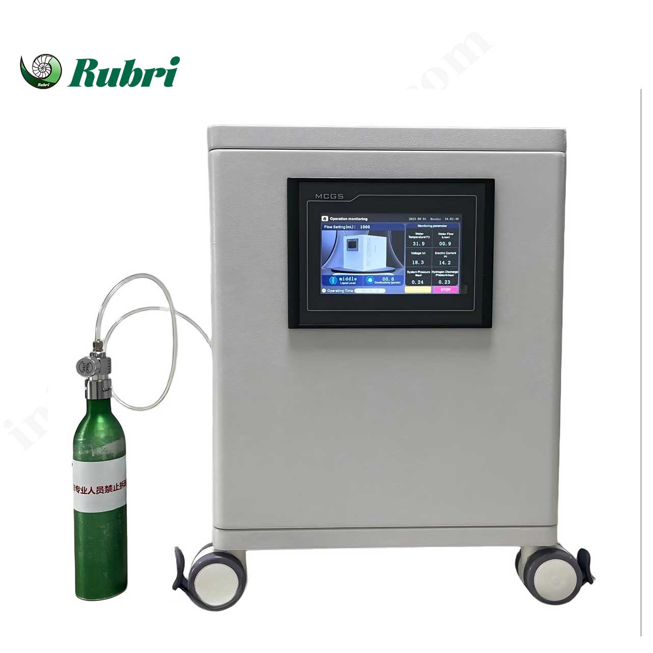 Gerador de hidrogênio PEM pequeno Rubri-P3-1000