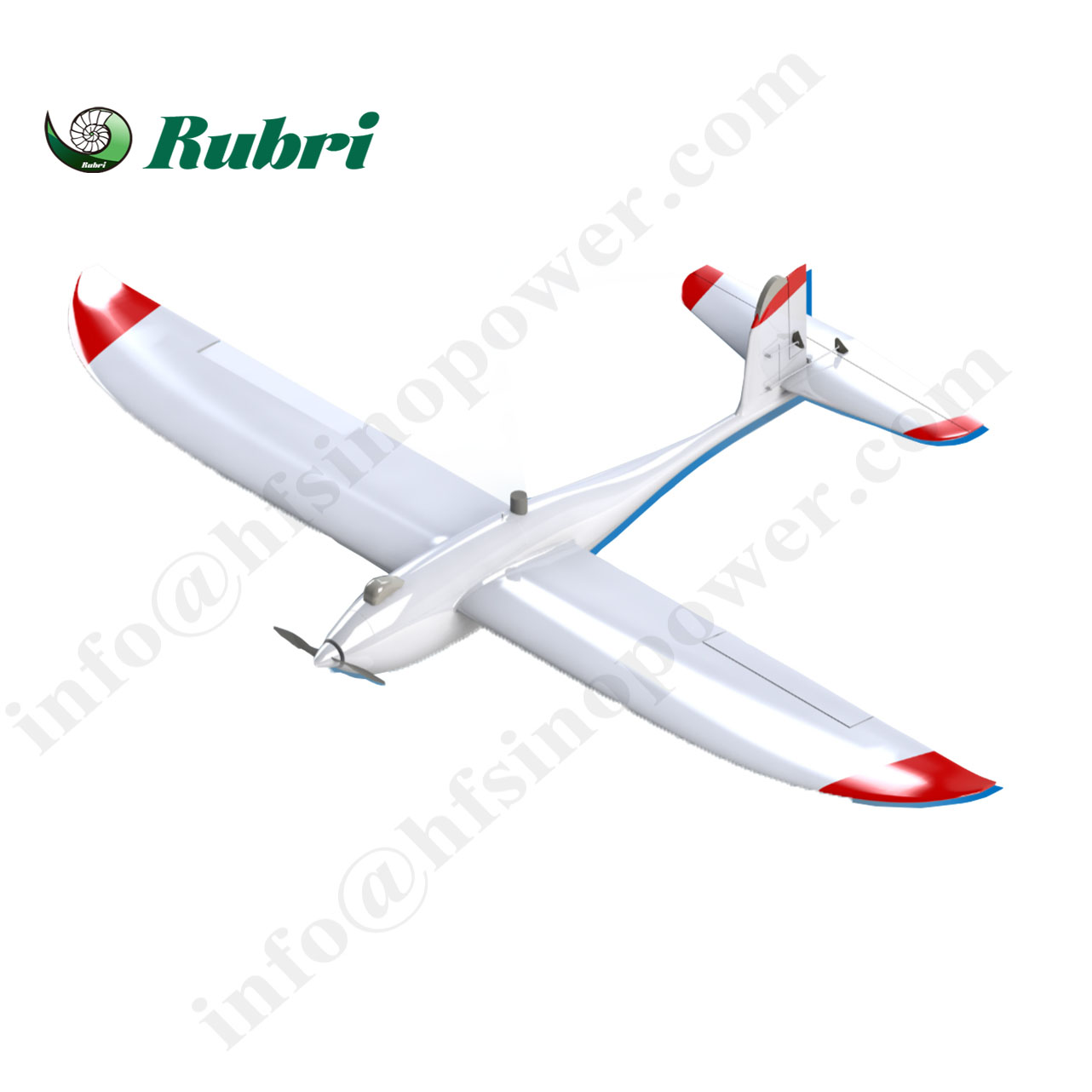 Drone de asa fixa lançado manualmente