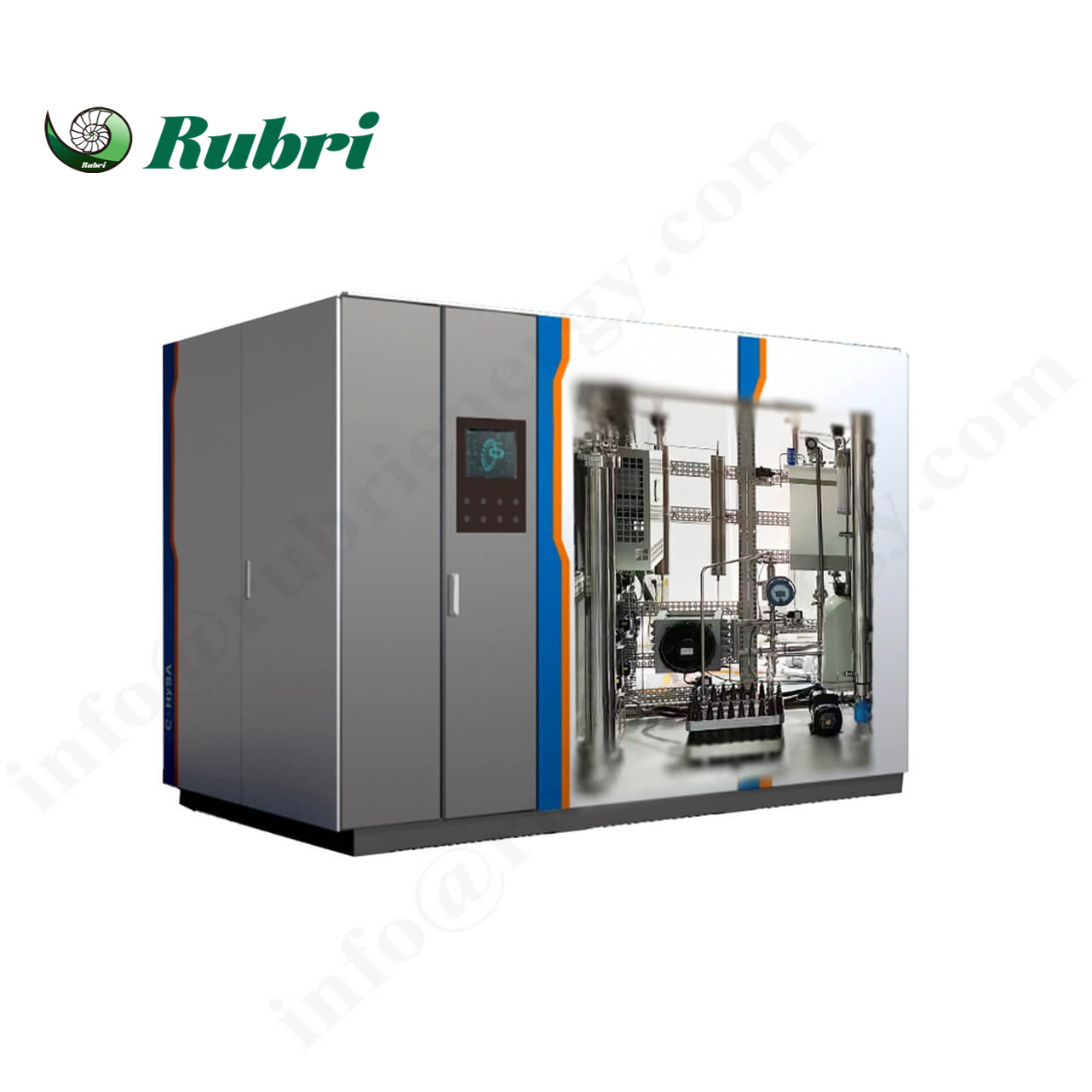 Planta de produção de gerador de hidrogênio PEM de alta pureza de 50 Nm3/h e 250 kW