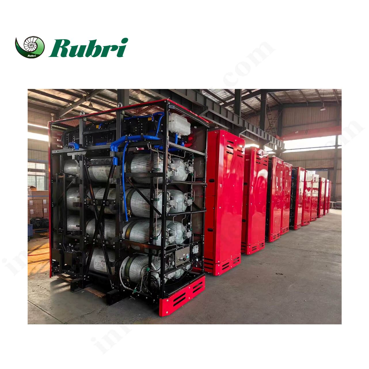 Cilindro de armazenamento de hidrogênio tipo IV de 390 L e 350 bar para uso automotivo