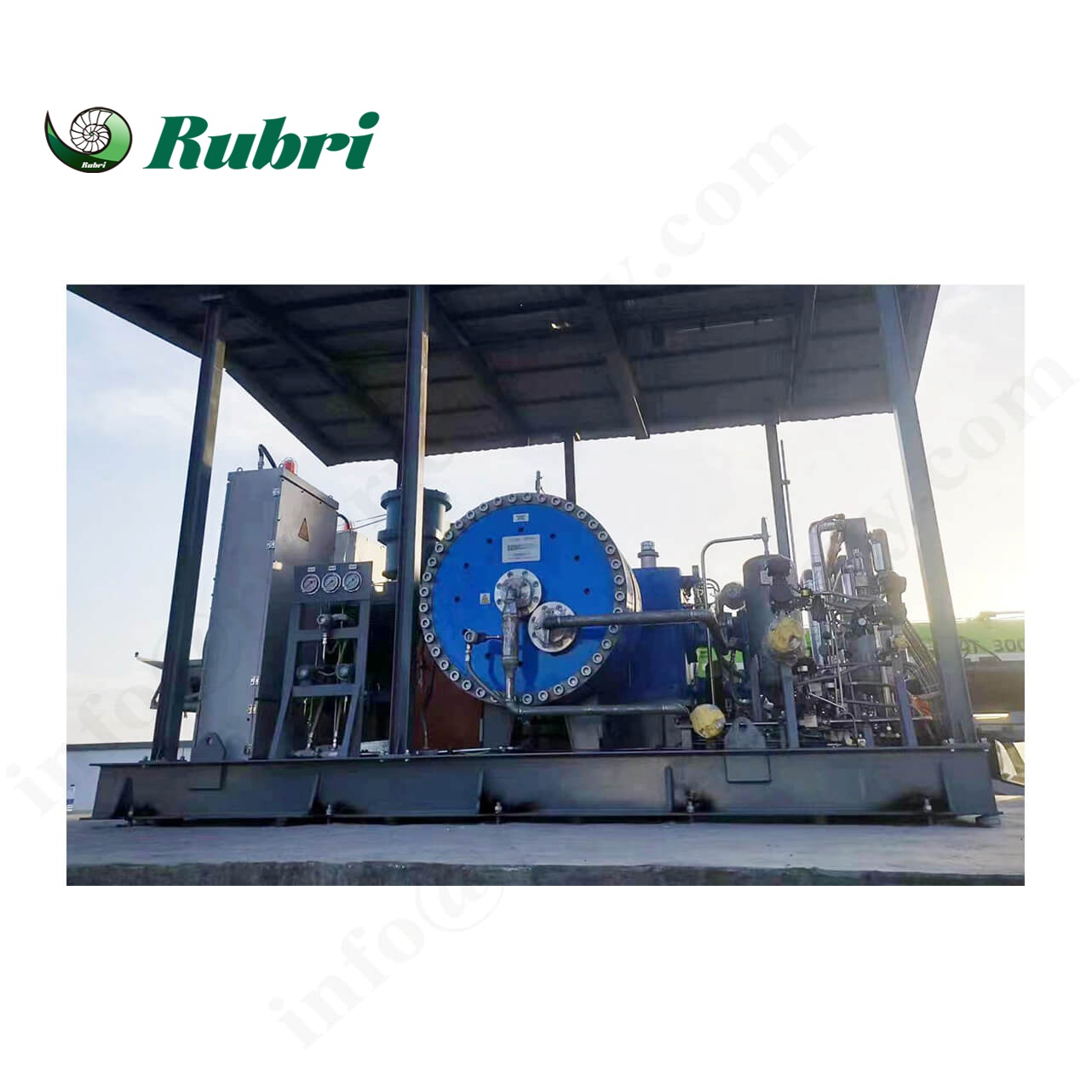 Compressor de hidrogênio de 1000 Nm3/h com fluxo médio