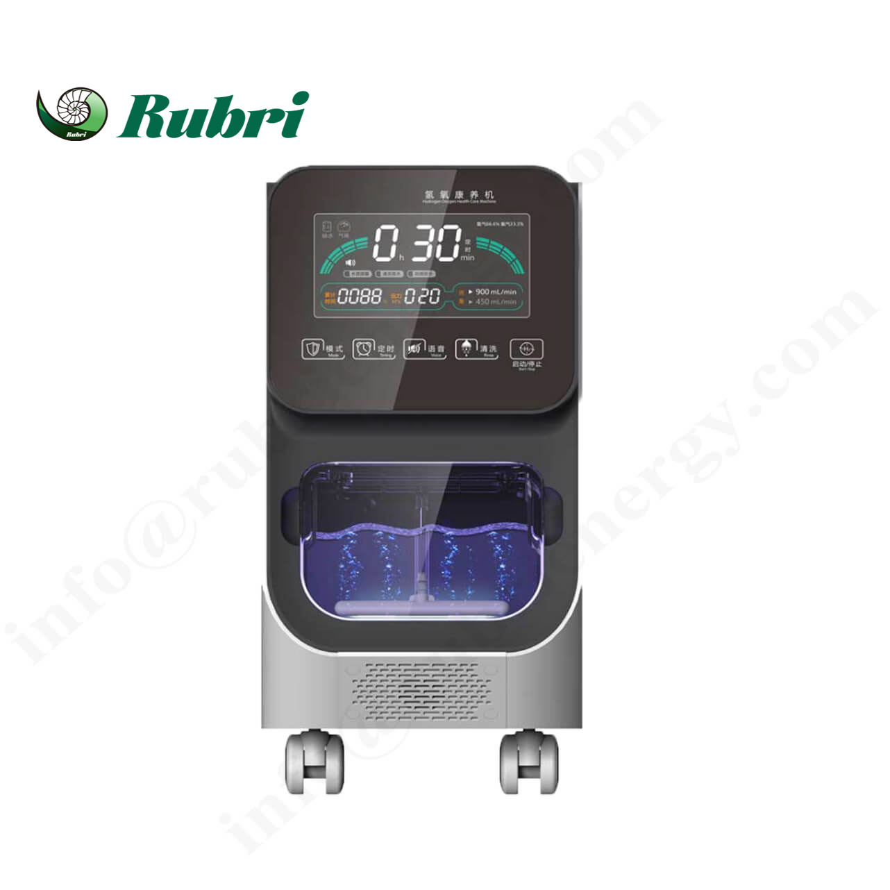 Máquina portátil de inalação de hidrogênio 99,99% PEM