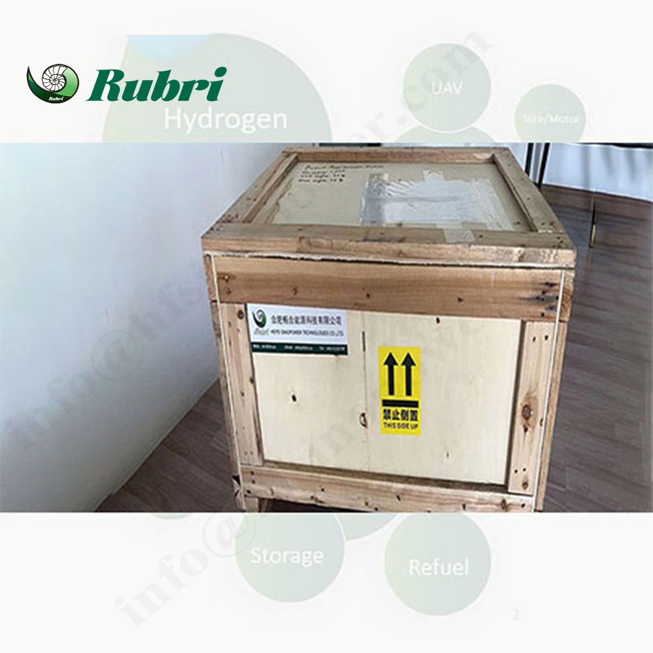 Pilha de células de combustível de 68kW