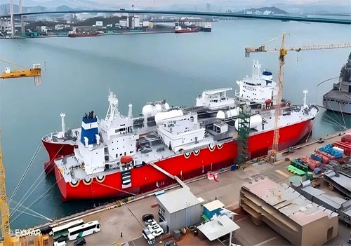 A WinGD entrega o primeiro navio oceânico movido a amônia do mundo à Exmar.